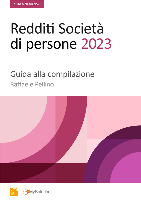 Redditi Società di persone 2023 - Guida alla compilazione - 26. Quadro RU - Crediti d’imposta