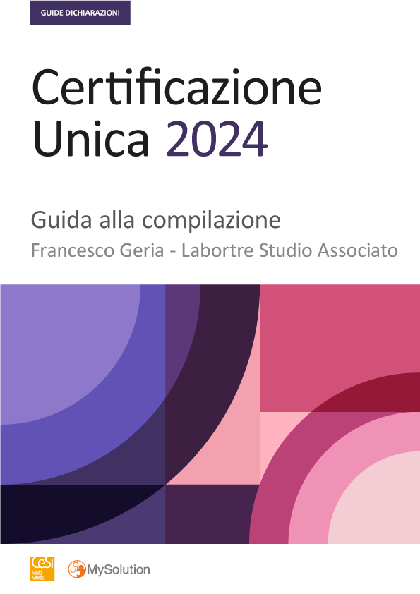 Certificazione Unica 2024 - Guida alla compilazione