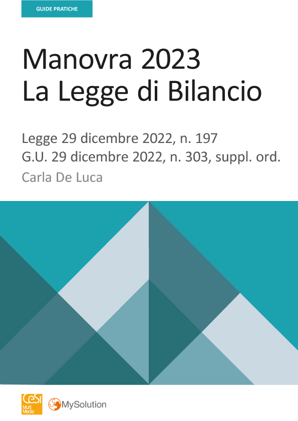 Manovra 2023 - La Legge di Bilancio