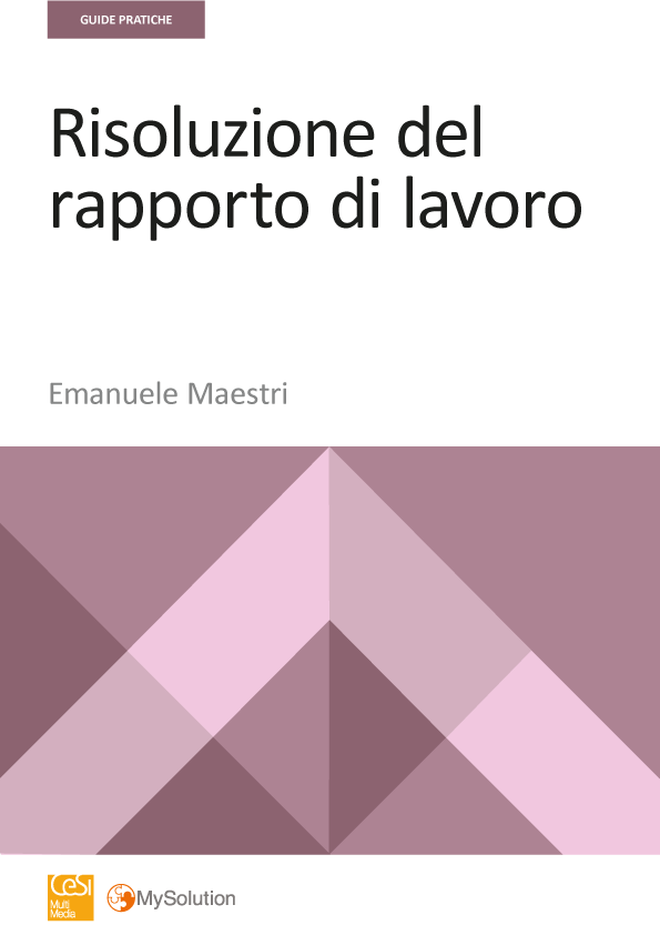 Risoluzione del rapporto di lavoro