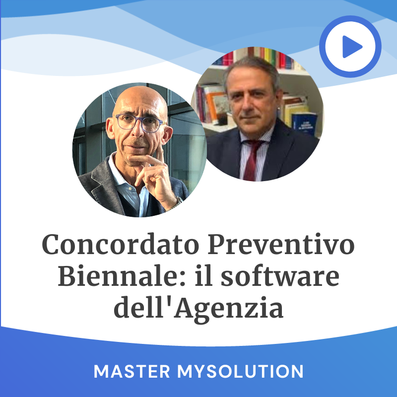 Concordato Preventivo Biennale: il software dell'Agenzia